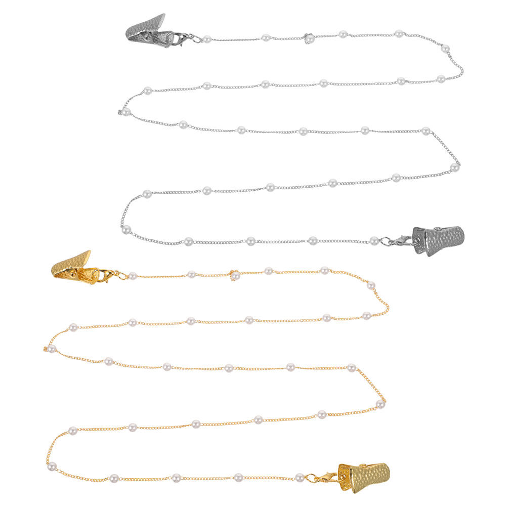 Mask Chain Holder - 2 sztuki koralikowych smyczy do okularów