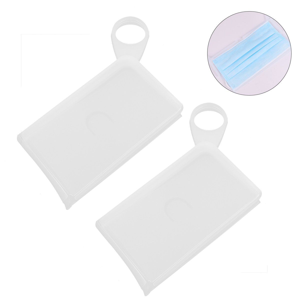 2 sztuki – pudełko do przechow – Face Mask Storage Box recenzja i cena