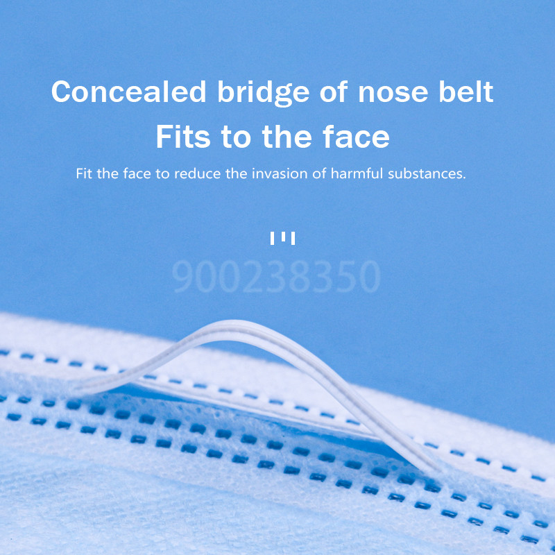 10-500 szt. Jednorazowe maski  – Disposable Mask Blue recenzja i cena