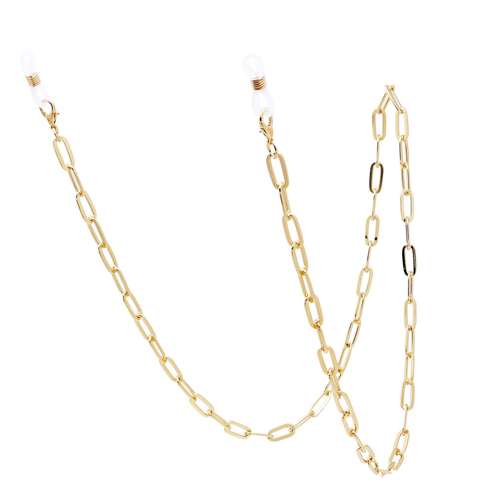 Złoty metalowy łańcuszek do ok – Mask Chain Holder recenzja i cena